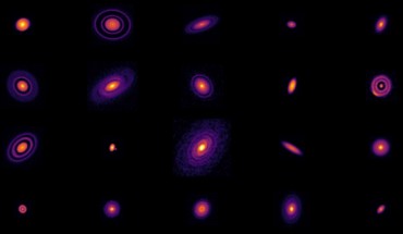 ALMA’s high-resolution images of nearby protoplanetary disks. Image credit: ALMA / ESO / NAOJ / NRAO / S. Andrews et al / AUI / NSF / S. Dagnello.
