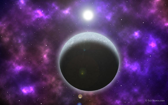 An artist’s impression of the Neptune-sized exoplanet K2-263b. Image credit: Sci-News.com.