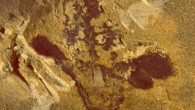 This is a Nanjinganthus dendrostyla fossil, showing its ovary (bottom center), sepals and petals (on the sides) and a tree-shaped top. Image credit: Fu et al, doi: 10.7554/eLife.38827.