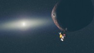 An artist’s impression of New Horizons encountering Ultima Thule. Image credit: NASA / Johns Hopkins Applied Physics Laboratory / Southwest Research Institute / Alex Parker.