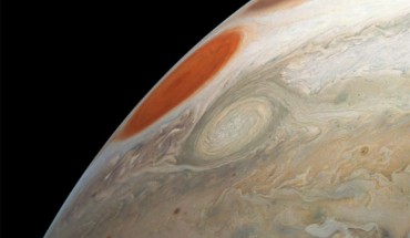 This image was captured by NASA’s Juno spacecraft as it performed its most recent close flyby of Jupiter on December 21, 2018. Image credit: NASA / JPL-Caltech / SwRI / MSSS / Gerald Eichstaedt / Sean Doran.