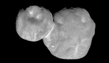 This image from NASA’s New Horizons probe shows a Kuiper Belt object called Ultima Thule. Image credit: NASA / Johns Hopkins University Applied Physics Laboratory / Southwest Research Institute.