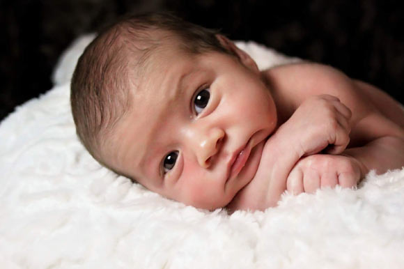 Newborns have innate skills needed to pick out words. Image credit: Cheryl Holt.