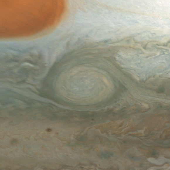 Oval BA and the famed Great Red Spot. Image credit: NASA / JPL-Caltech / SwRI / MSSS / Gerald Eichstaedt / Sean Doran.