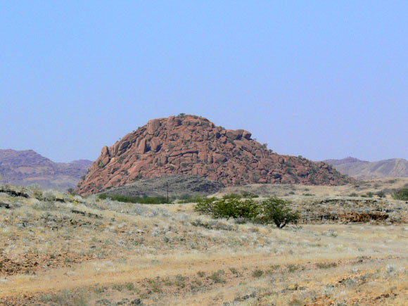 Namibia’s drumlins were formed by fast-moving ice floes instead of slow melting ice. Image credit: West Virginia University.