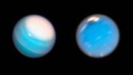 Neptune and Uranus. Image credit: NASA / ESA / A. Simon, NASA’s Goddard Space Flight Center / M. Wong & A. Hsu, University of California, Berkeley.