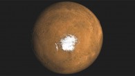 The south pole of Mars. Image credit: NASA.