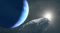 An artist’s concept of Hippocamp. Image credit: NASA / ESA / J. Olmsted, STScI.