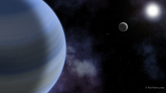 An artist’s impression of the planetary system around TOI-216. Image credit: Sci-News.com.