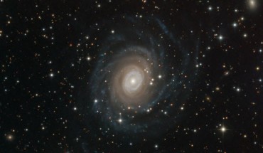 This image from ESO’s SPECULOOS Observatory shows the spiral galaxy NGC 6902. Image credit: ESO.