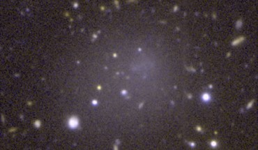 The ultra-diffuse galaxy DGSAT I. Image credit: Aaron Romanowsky / University of California Observatories / D. Martinez-Delgado / ARI.