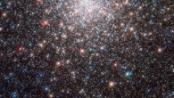 This Hubble image shows the globular stellar cluster Messier 28. The image is a composite of separate exposures acquired by Hubble’s Wide Field Camera 3 (WFC3) and Advanced Camera for Surveys (ACS). Seven filters were used to sample various wavelengths. The color results from assigning different hues to each monochromatic image associated with an individual filter. Image credit: NASA / ESA / Hubble / J.E. Grindlay et al.