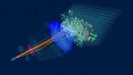 One of the first heavy-ion collisions with stable beams recorded by LHCb. Image credit: CERN.
