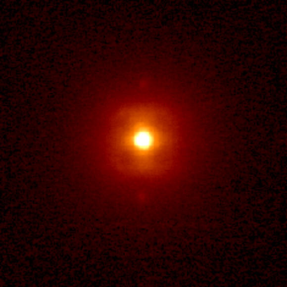 This image, taken by the NaCo (NAOS-CONICA) instrument on ESO’s Very Large Telescope, shows TOI 270. Image credit: Günther et al / ESO.