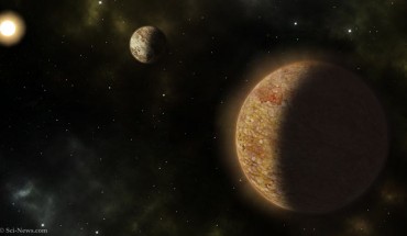 An artist’s conception of the HD 15337 planetary system. Image credit: Sci-News.com.