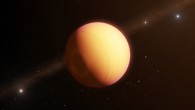 This artist’s impression shows HR 8799e. Image credit: L. Calçada / ESO.