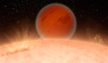 An artist’s impression of a massive gas giant in orbit around its parent star. Image credit: NASA / JPL-Caltech / R. Hurt, SSC & Caltech.