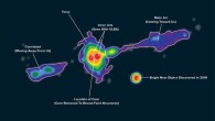 VLA image of Cygnus A’s central region. Image credit: Carilli et al / NRAO / AUI / NSF.