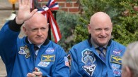 Now retired twin astronauts, Scott (right) and Mark (left) Kelly, are subjects of NASA’s Twins Study. Image credit: Derek Storm, www.derekstorm.com.