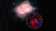 Güsten et al detected the first type of molecule that ever formed in the Universe -- HeH+. This discovery confirms a key part of our basic understanding of the early Universe and how it evolved over billions of years into the complex chemistry of today. Image credit: NASA’s Ames Research Center.