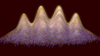 Several tens of thousands of particles spontaneously organize in a self-determined crystalline structure while sharing the same macroscopic wavefunction -- hallmarks of supersolidity. Image credit: University of Innsbruck.
