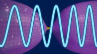 An artist’s illustration showing the patterns of signals generated by primordial standard clocks in the Big Bounce theory of the primordial Universe. Image credit: Zhong-Zhi Xianyu, Xingang Chen & Avi Loeb / Harvard-Smithsonian Center for Astrophysics.