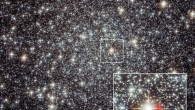 Using the MUSE, an integral-field spectrograph on ESO’s Very Large Telescope, Göttgens et al discovered the remains of a nova near the center of the globular cluster Messier 22. Image credit: NASA / ESA / Hubble / F. Göttgens, Institute for Astrophysics, University of Göttingen.