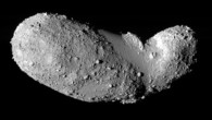 The S-type asteroid Itokawa. Image credit: JAXA.
