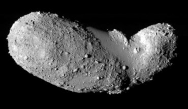 The S-type asteroid Itokawa. Image credit: JAXA.