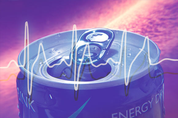 Energy drinks prolong the QT interval and raise blood pressure. Image credit: Adriano Gadini / OpenClipart-Vectors / Sci-News.com.