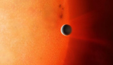 An artist’s impression of NGTS-4b and its star. Image credit: Mark Garlick / University of Warwick.
