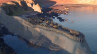 An artist’s impression of the Pictish fort at Dunnicaer, Scotland. Image credit: University of Aberdeen.