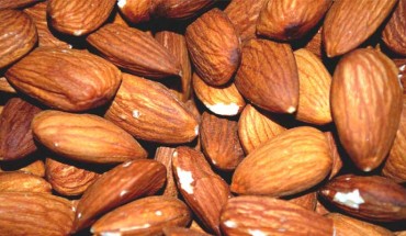 Almond kernels.
