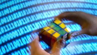 The fastest people need about 50 moves to solve a Rubik’s cube. Image credit: Steve Zylius / University of California, Irvine.