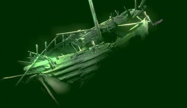 Photogrammetric model of the 500-year-old ship’s stern. Image credit: University of Southampton / Deep Sea Productions / MMT.