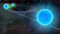 A star known as S0-2 made its closest approach to Sagittarius A*, the a supermassive black hole at the center of the Milky Way, in 2018. Image credit: Nicolle Fuller / National Science Foundation.