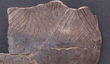 The 6,500-year-old pottery fragments from the archaeological site of Real Alto in the Chanduy Valley of Ecuador’s Guayas province. Image credit: Kanomata et al, doi: 10.15184/aqy.2019.56.