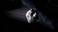 An illustration of an asteroid in space. Image credit: NASA / JPL / Caltech.