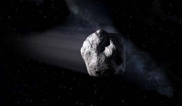 An illustration of an asteroid in space. Image credit: NASA / JPL / Caltech.