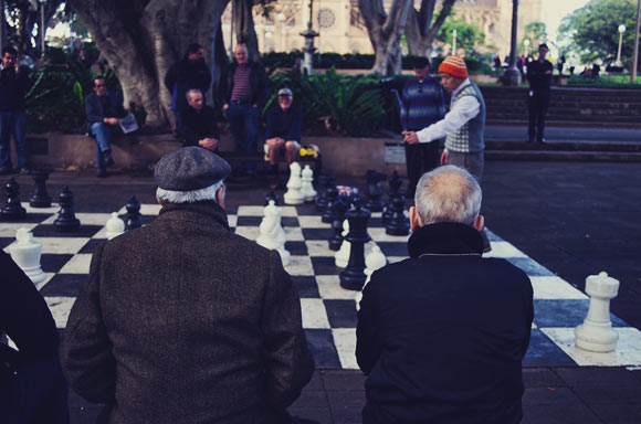 Being more socially active in your 50-60s predicts a lower risk of developing dementia later on. Image credit: Lee Chandler.