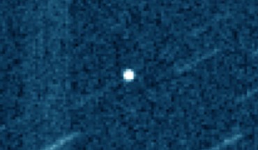 This image (colorized), taken by the International Scientific Optical Network (ISON), shows the near-Earth asteroid 2019 OK. Image credit: S. Schmalz / ISON.