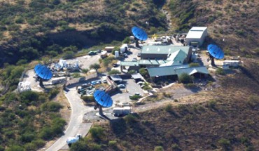 VERITAS is located at the basecamp of the Fred Lawrence Whipple Observatory in southern Arizona. Image credit: K. Gibbs & N. Galente, Whipple Observatory.