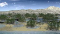 Reconstruction of the Xinhang forest landscape. Image credit: Wang et al, doi: 10.1016/j.cub.2019.06.053.