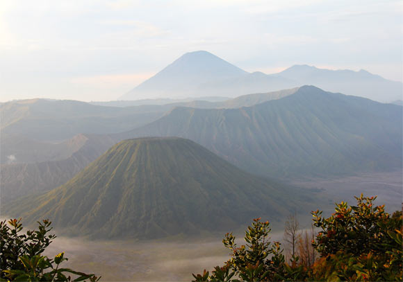 Ancient volcanoes. Image credit: Sharon Ang.