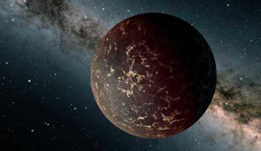 An artist’s conception of the Earth-sized exoplanet LHS 3844b which orbits a small star 49 light-years from Earth. Image credit: NASA / JPL-Caltech / R. Hurt, IPAC.