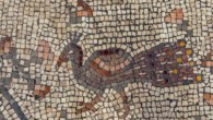 The fragment of the mosaic in Hippos-Sussita, Israel. Image credit: University of Haifa.