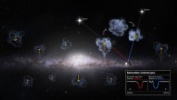 This illustration envisions the Milky Way Galaxy’s gas recycling above and below its stellar disk. Image credit: NASA / ESA / D. Player, STScI.