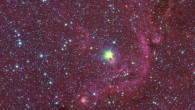This image from NASA’s Spitzer Space Telescope shows the yellow hypergiant HR 5271A. Image credit: A. Lobel / NASA / Spitzer Space Telescope / IRAC.