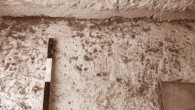 The Stepped Street: signs of rock-cutting and smoothing of bedrock. Image credit: A. Peretz, Israel Antiquities Authority.