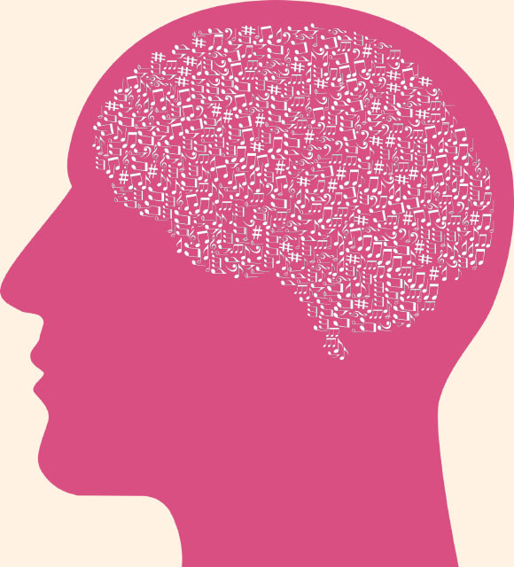 Jagiello et al used electroencephalography and pupillometry to reveal the temporal signatures of the brain processes that allow differentiation between a familiar, well liked, and unfamiliar piece of music. Image credit: Gordon Johnson.